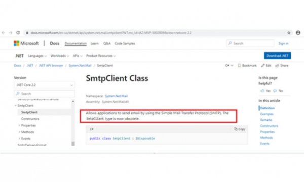 Using MailKit to Send Email Notifications in .Net Core