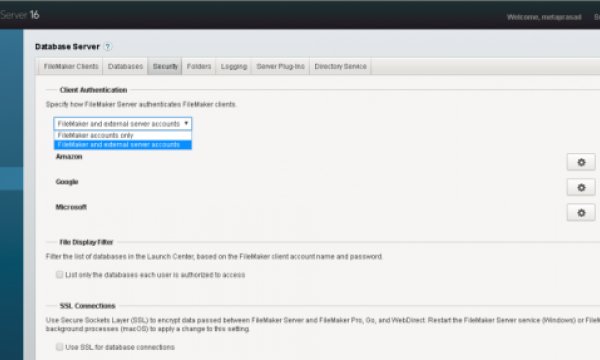 Implementing OAuth in Custom FileMaker Application
