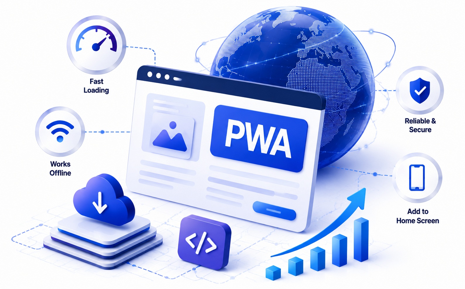 Progressive Web Apps (PWA) Development Services by MetaSys
